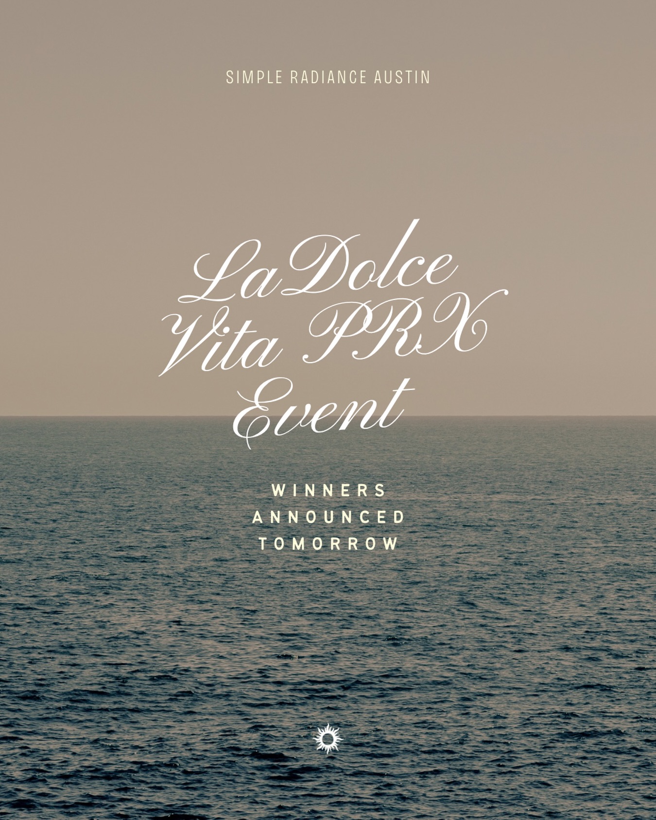 ✨ Tomorrow, the wait is over.

Our La Dolce Vita PRX Event Drawing Winners will be announced tomorrow, and we can&rsquo;t wait to celebrate with you. 🇮🇹🤍

Thank you to everyone who participated and helped make our La Dolce Vita event so special. Be sure to check back tomorrow&mdash;you may be our next radiant winner.

Buona fortuna! ✨

#AustinMedSpa #AustinSkincare #PRXTreatment #SkinRejuvenation #SimpleRadiance