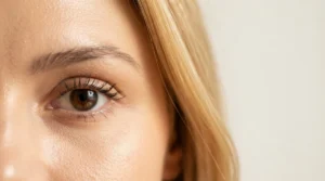 Facial Shadows in Austin: Understanding Light and Structure - SimpleRadianceMedSpa - SimpleRadianceMedSpa Close-up profile of a woman's face highlighting natural light, skin texture, and facial contours for shadow work treatments in Austin
